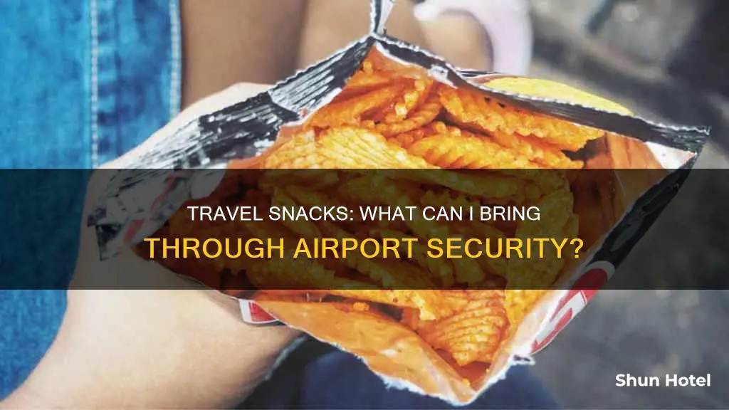 can i bring a snack through airport security
