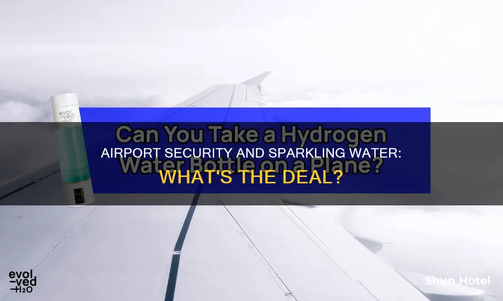can i bring a sparkling water through airport security