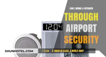 Traveling with Speakers: Airport Security Rules