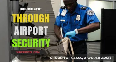 Airport Security and Vapes: What You Need to Know