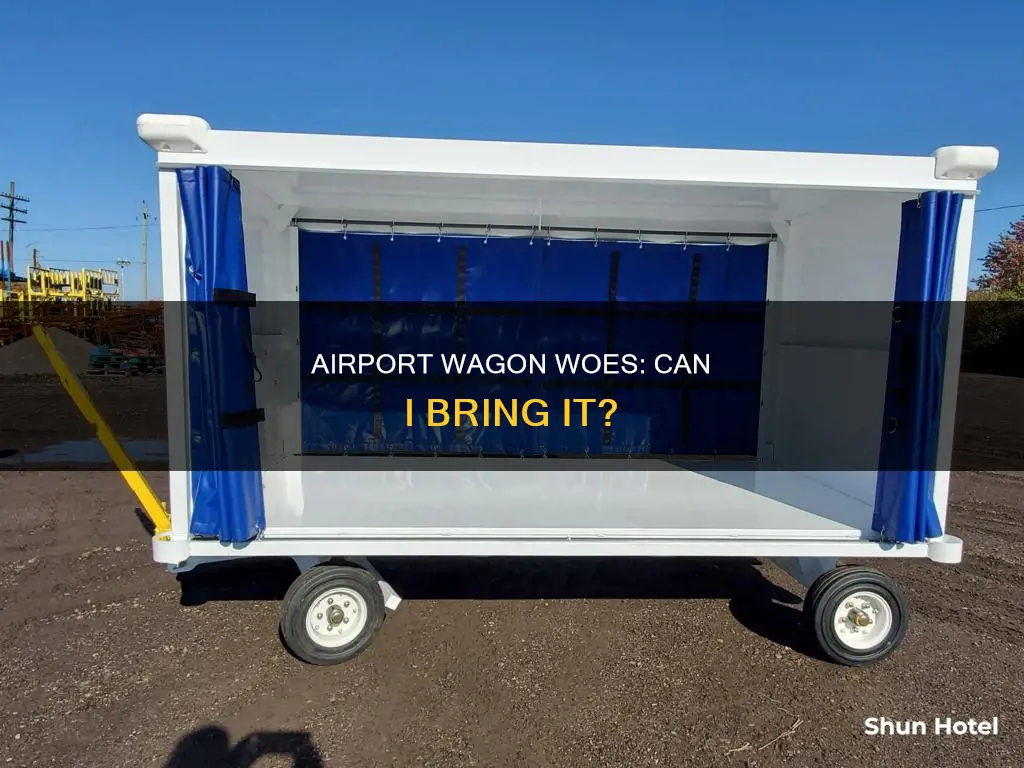 can i bring a wagon to the airport