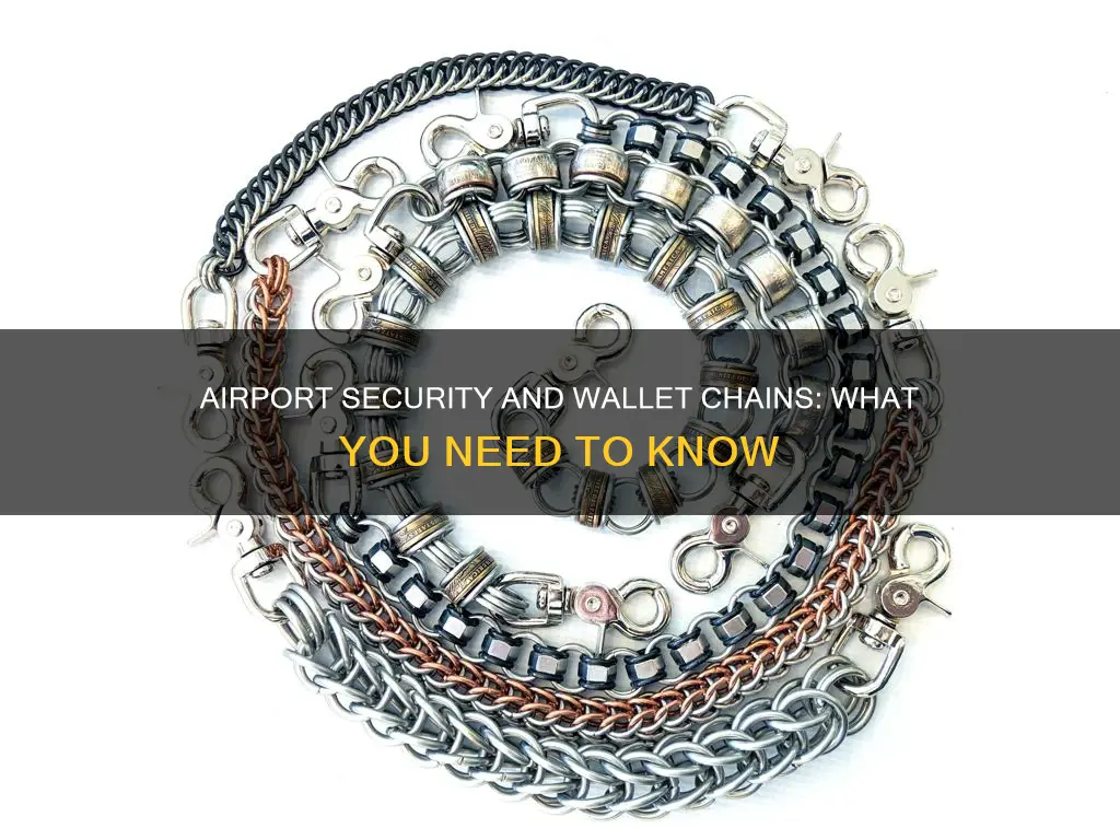 can i bring a wallet chain through airport security