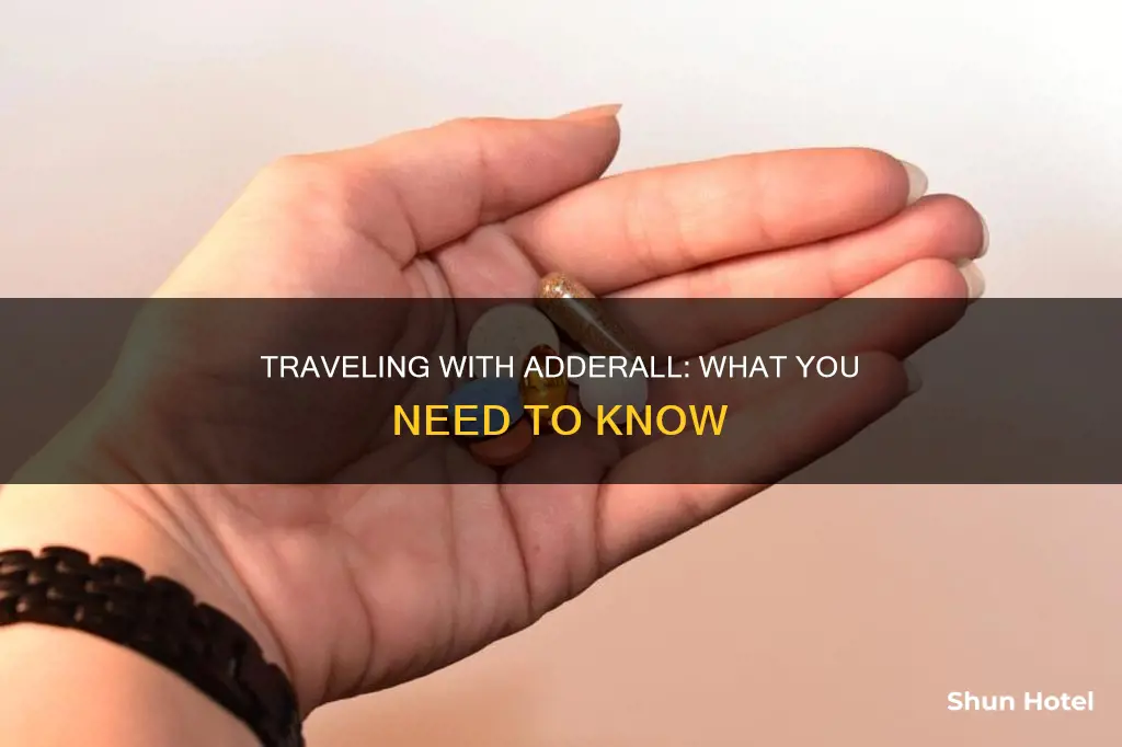 can i bring adderall to airport