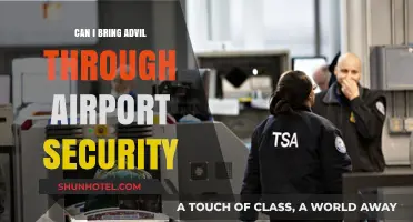 Airport Security and Advil: What You Need to Know