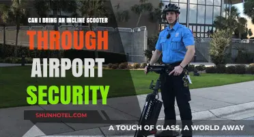 Airport Security and Incline Scooters: What You Need to Know