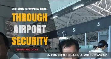 Airport Security: Unopened Drinks, What's Allowed?