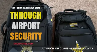 Energy Drinks: Airport Security Clearance?