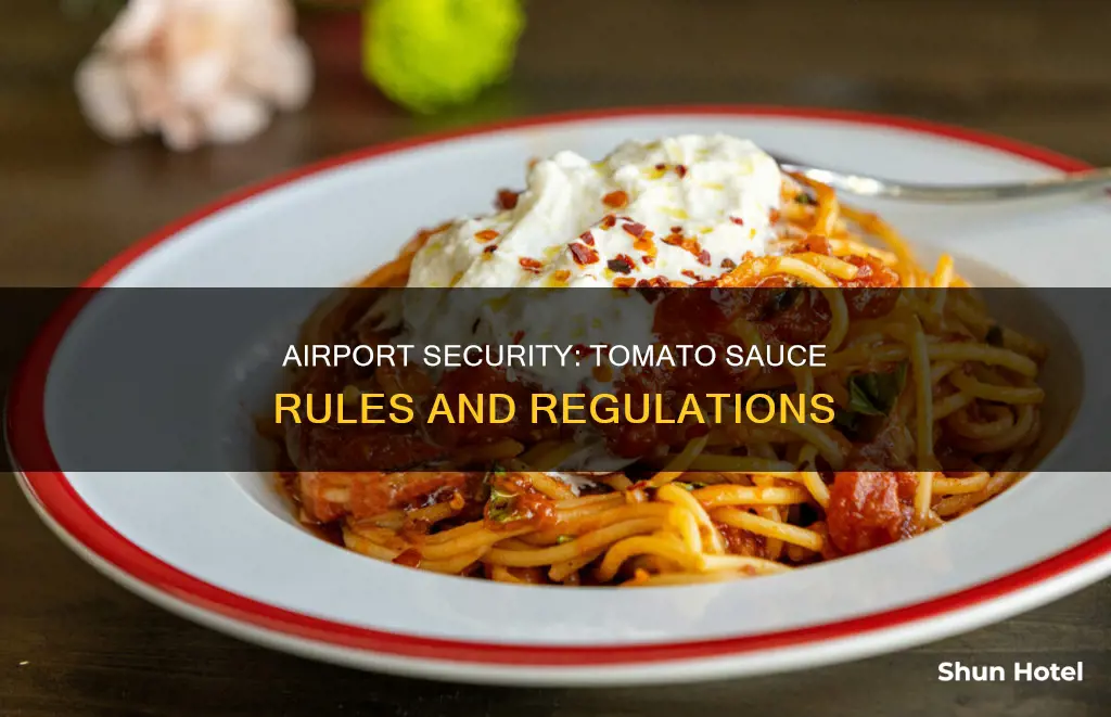 can i bring canned tomato sauce through airport security