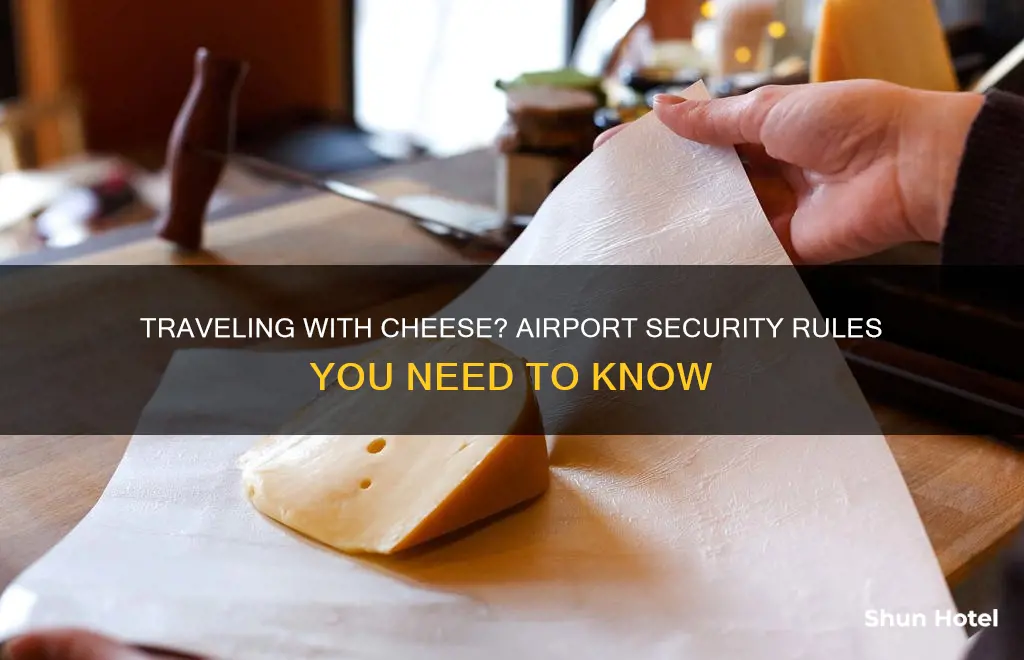 can i bring cheese through airport security