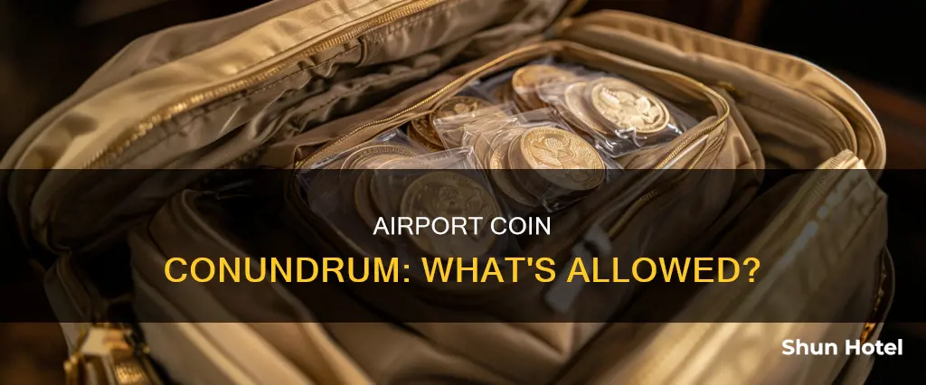 can i bring coins to airport