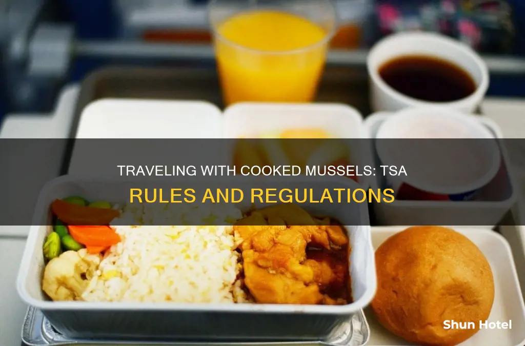 can i bring cooked mussels through airport security