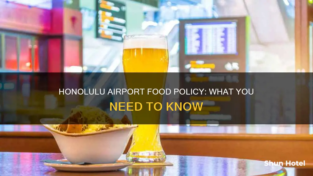 can i bring food into honolulu airport
