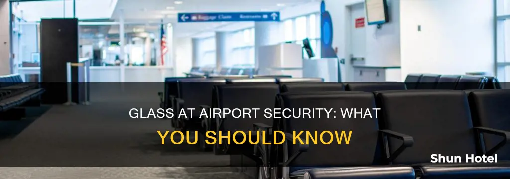 can i bring glass through airport security