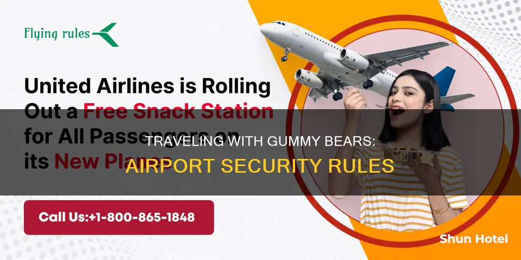 can i bring gummy bears through airport security