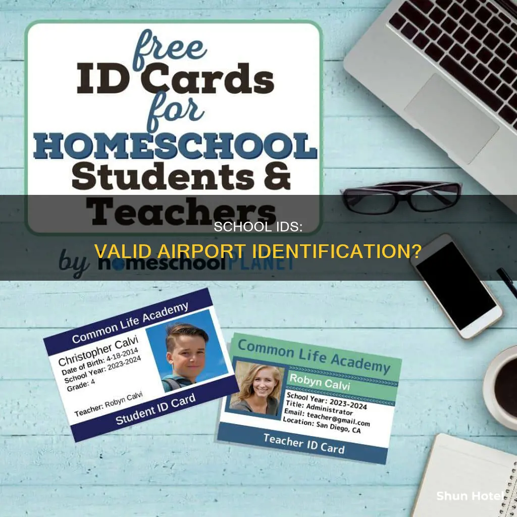 can i bring my school id to the airport