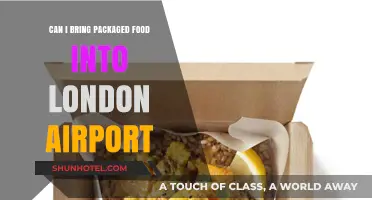 What Packaged Foods Can I Bring to London?