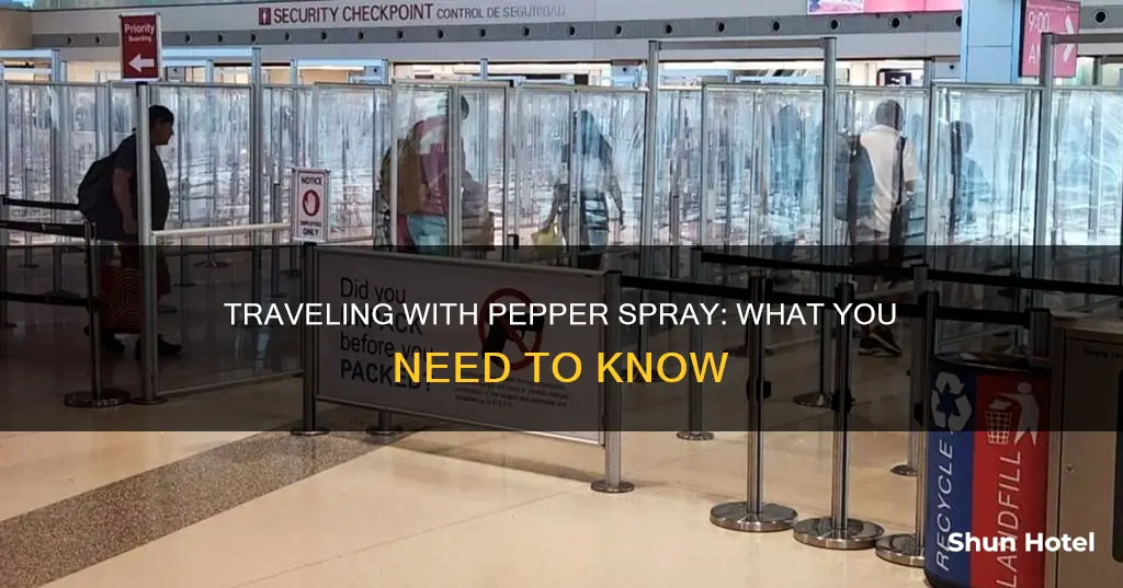 can i bring pepper spray through the airport