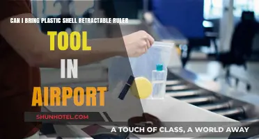 Airport Security: Plastic Shell Retractable Ruler Allowed?