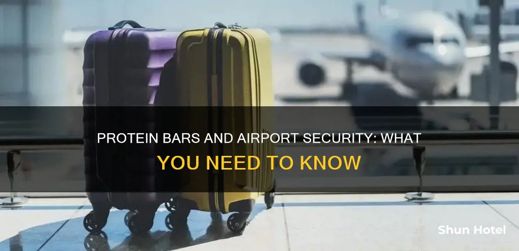 can i bring protein bars through airport security