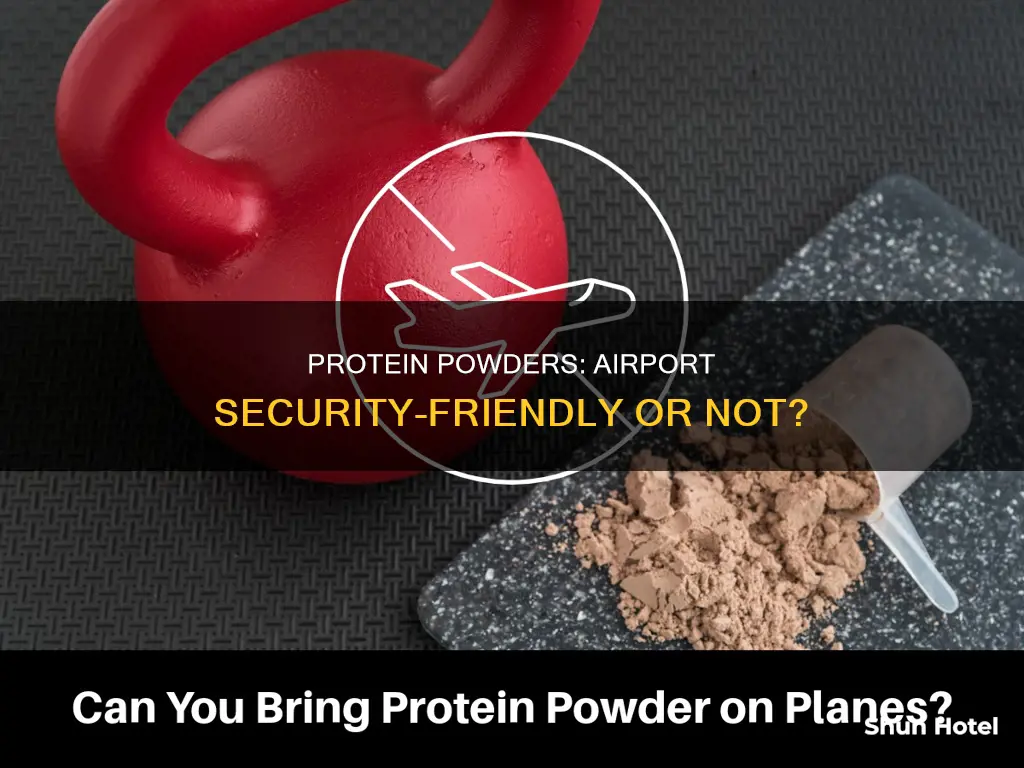 can i bring protein in airport