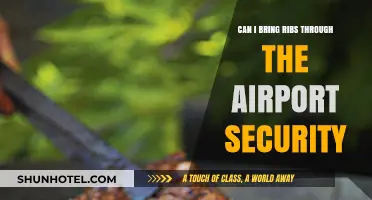Traveling with Ribs: Airport Security Clearance?