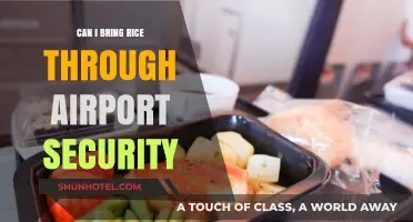 Traveling with Rice: Airport Security Do's and Don'ts