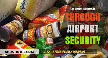 Airport Security: Sealed Cans, What You Need to Know