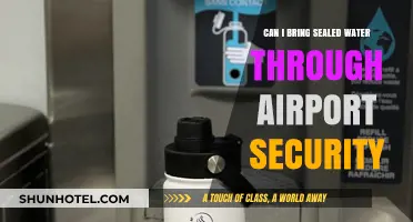 Airport Security Rules: Bringing Sealed Water Bottles Onboard