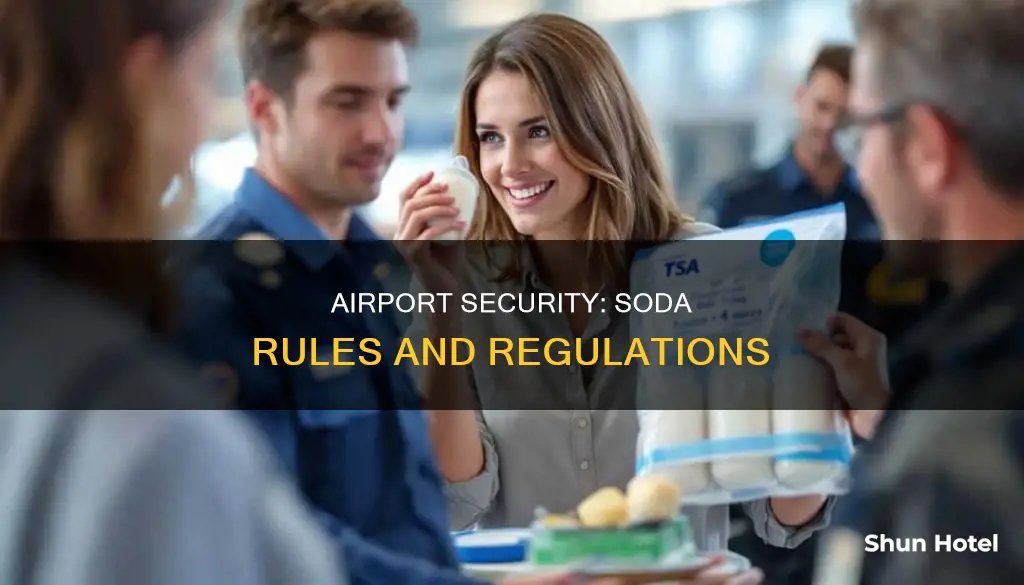 can i bring soda through airport security
