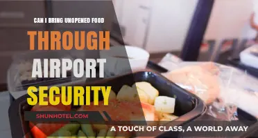 Airport Security: Unopened Food, What's Allowed?