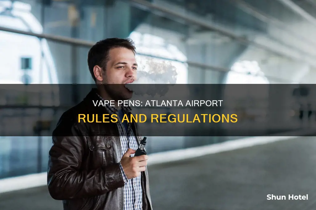 can i bring vape pens on atlanta airport