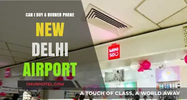 Delhi Airport: Buying a Burner Phone
