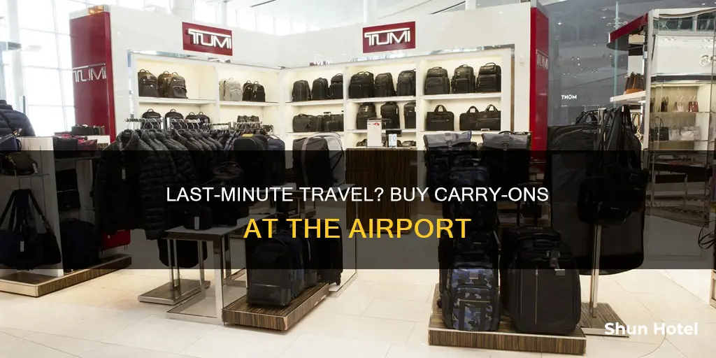 can i buy a carry on at the airport