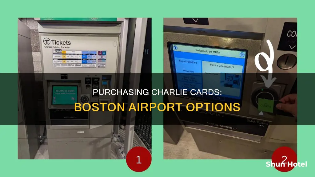 can i buy a charlie card at boston airport