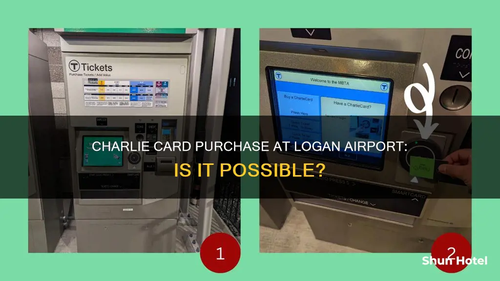 can i buy a charlie card at logan airport