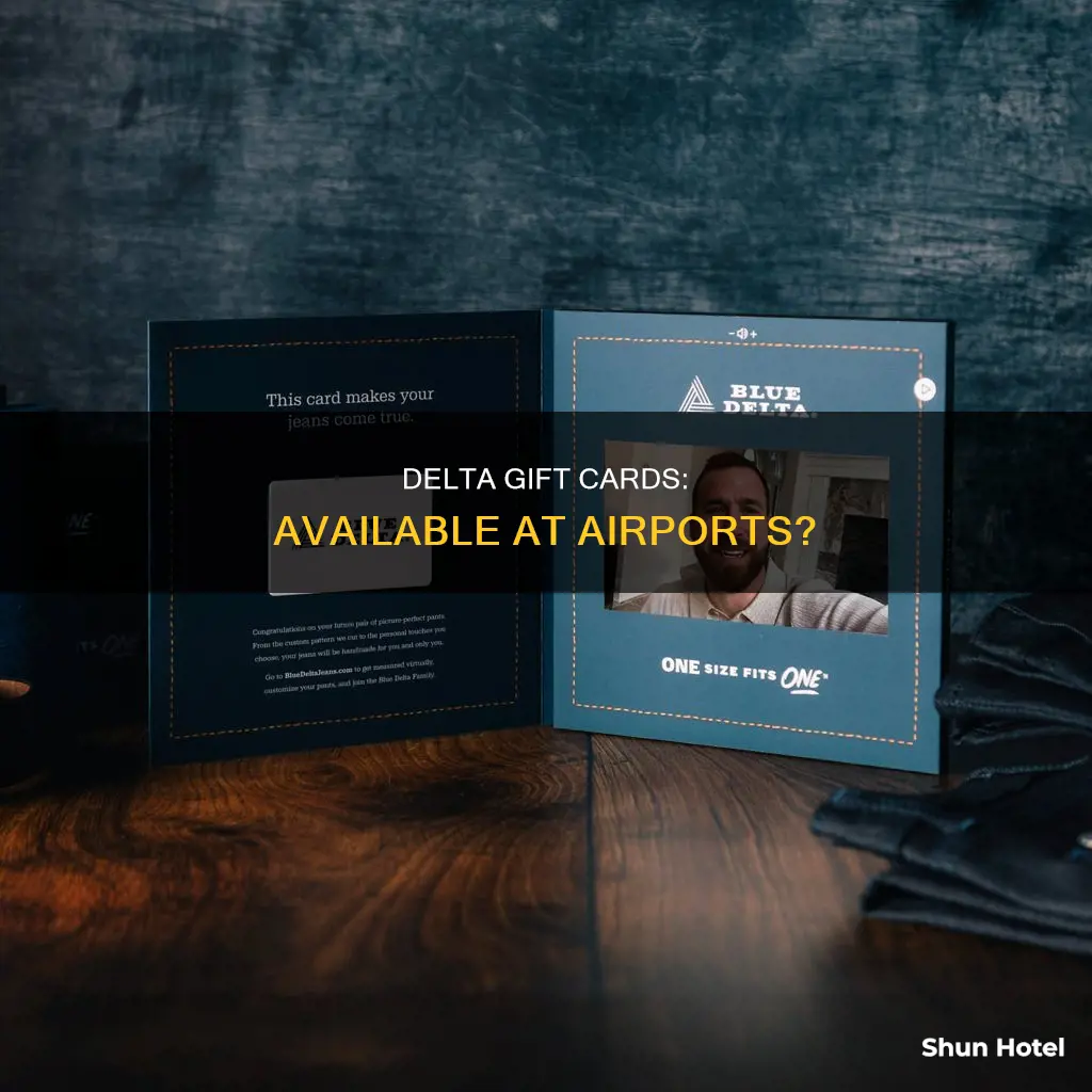 can i buy a delta gift card at the airport