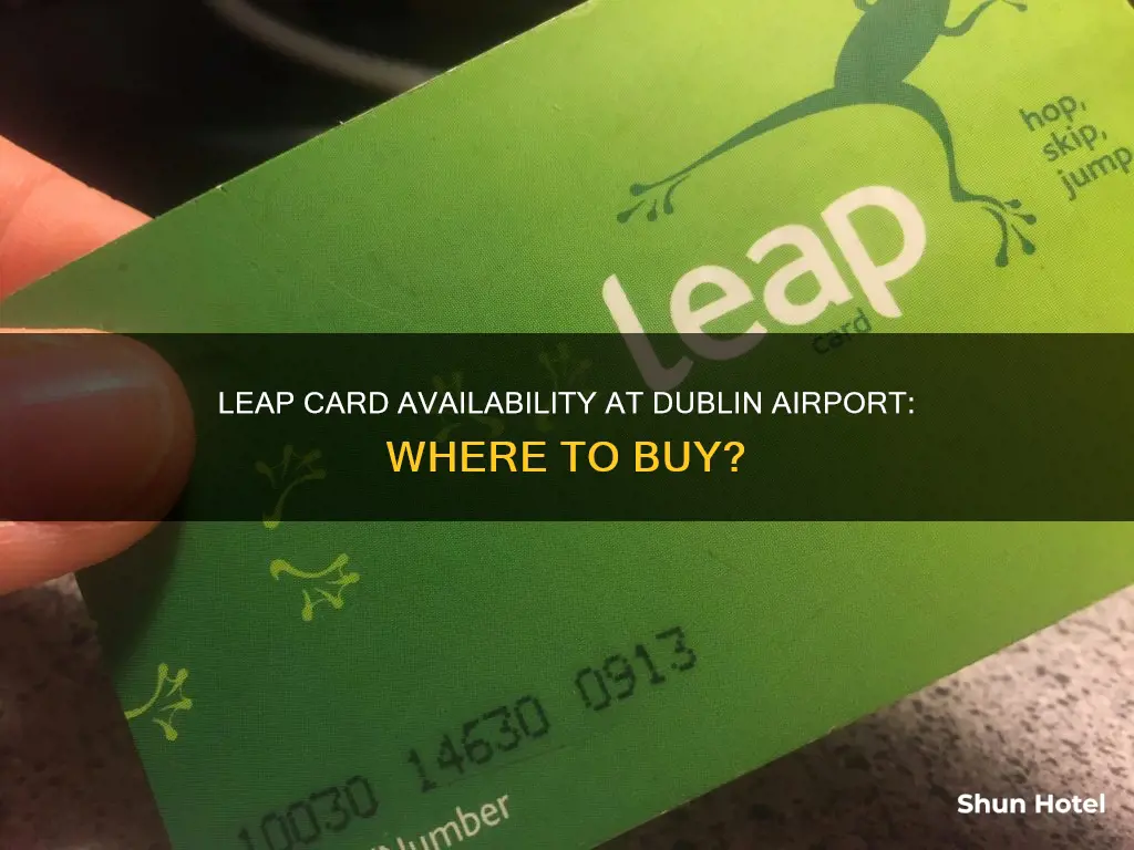 can i buy a leap card at dublin airport