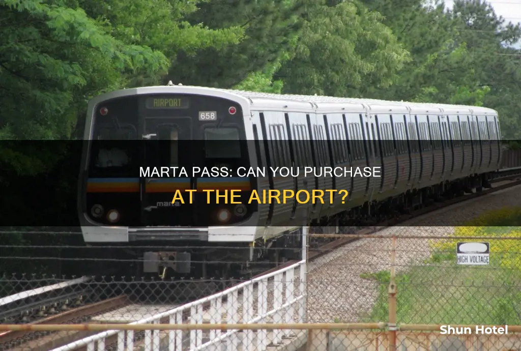 can i buy a marta pass at airport
