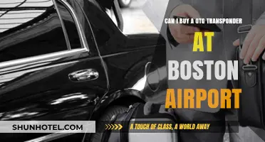 Boston Airport: Buying an OTG Transponder