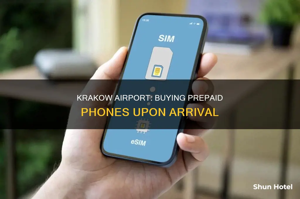 can i buy a prepaid phone in krakow airport