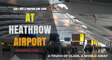 Heathrow Airport: Prepaid SIM Card Availability