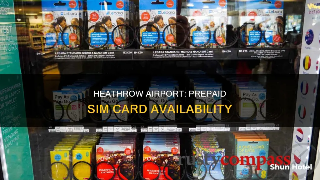 can i buy a prepaid sim card at heathrow airport