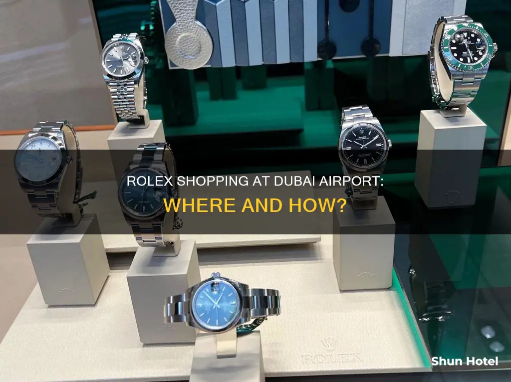 can i buy a rolex in dubai airport