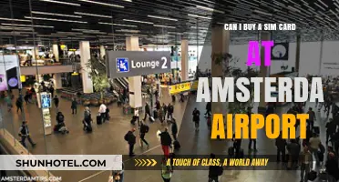 Amsterdam Airport: Buying a Sim Card