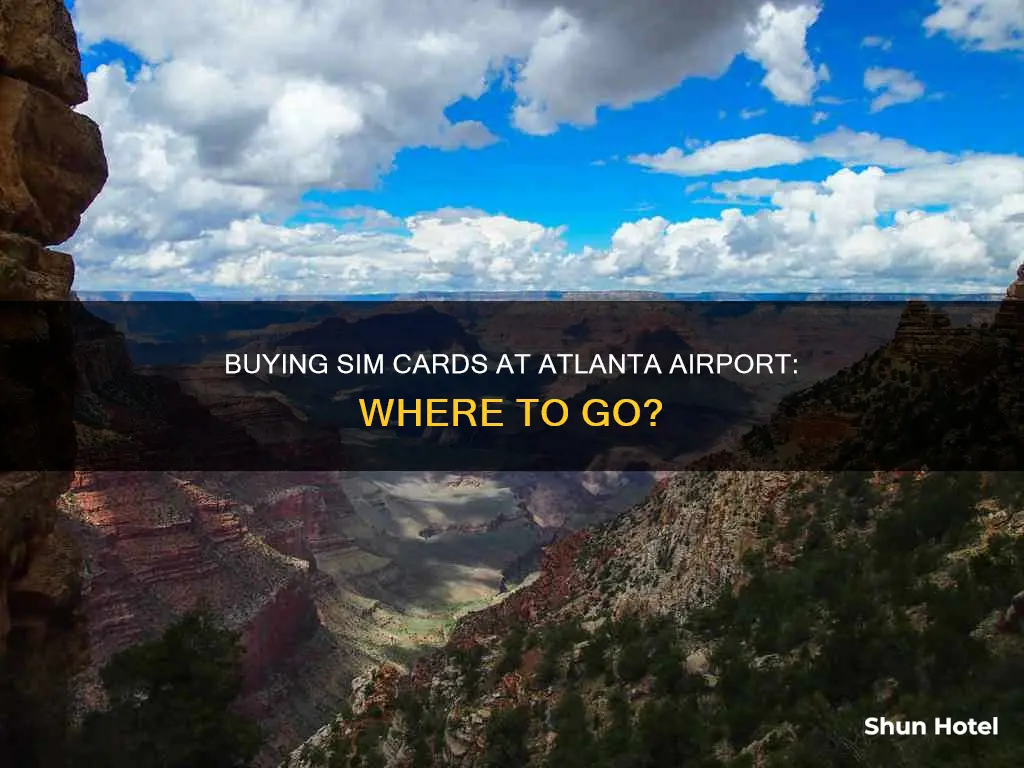 can i buy a sim card at atlanta airport