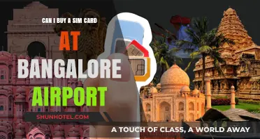 Bangalore Airport: Where to Get a SIM Card?