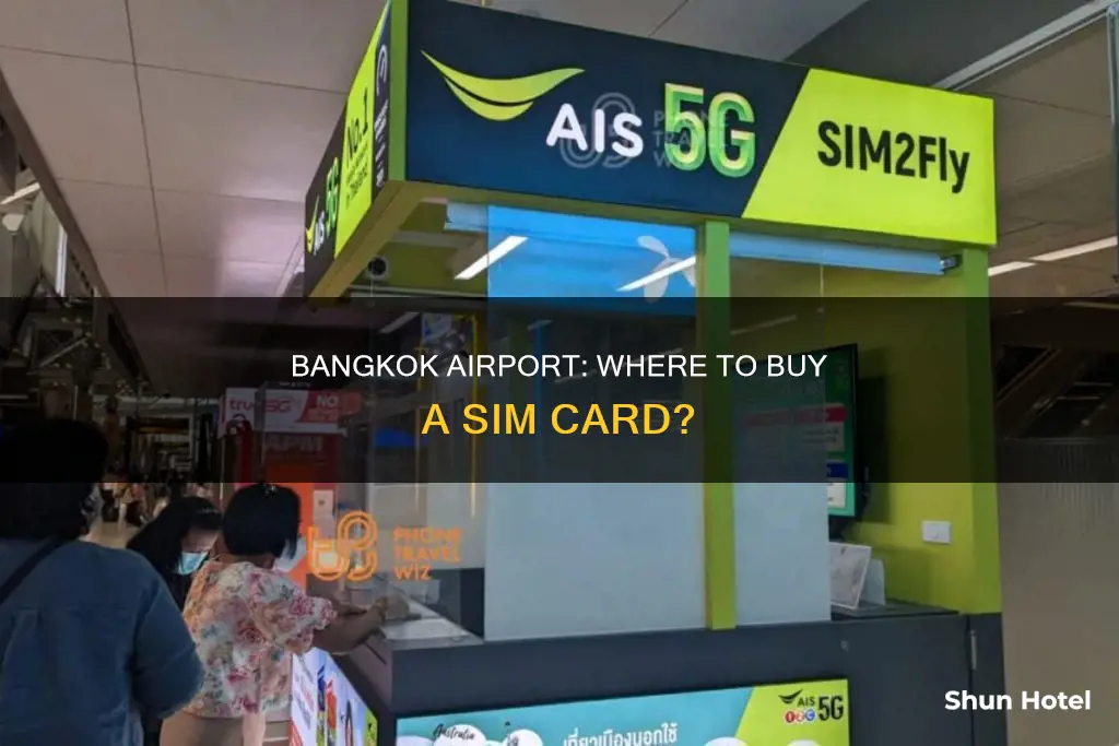 can i buy a sim card at bangkok airport