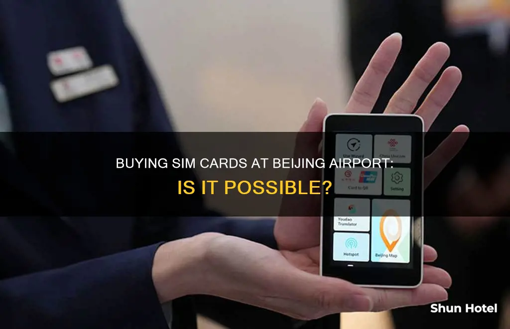 can i buy a sim card at beijing airport
