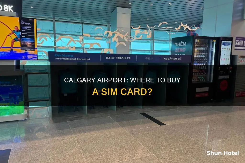 can i buy a sim card at calgary airport