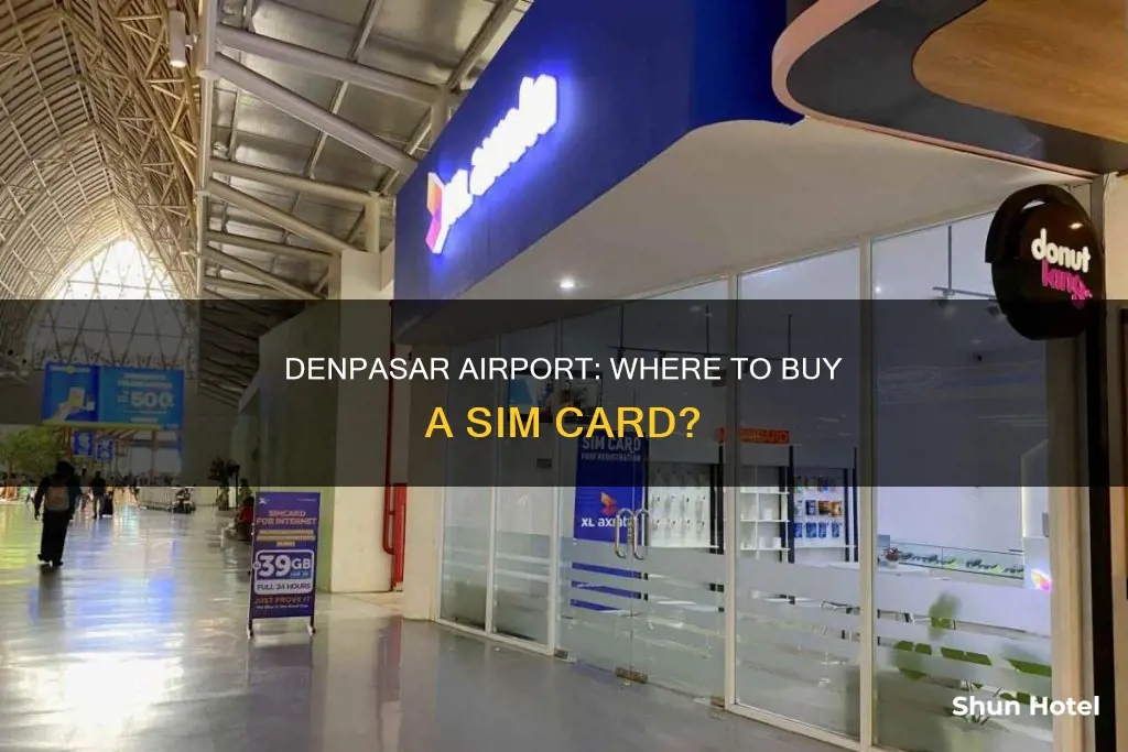 can i buy a sim card at denpasar airport